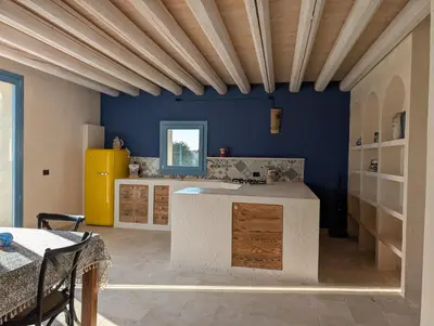 Cucina o angolo cottura di Villa S Rosalia in val di Noto