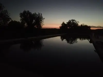 Paesaggio naturale nelle vicinanze della villa