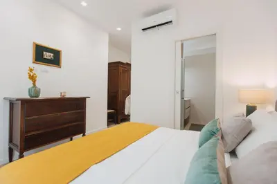 Letto o letti in una camera di Elegante appartamento nel cuore di Siracusa