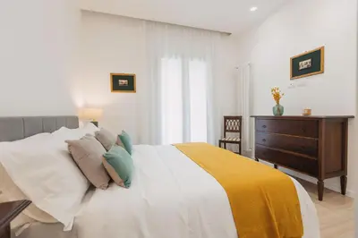 Letto o letti in una camera di Elegante appartamento nel cuore di Siracusa