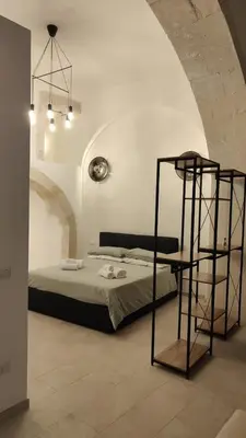 Letto o letti in una camera di Ermes