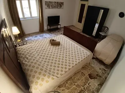 Letto o letti in una camera di Casa Marina Levante
