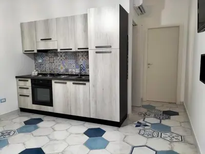 Cucina o angolo cottura di Casa vacanze Acquamarina