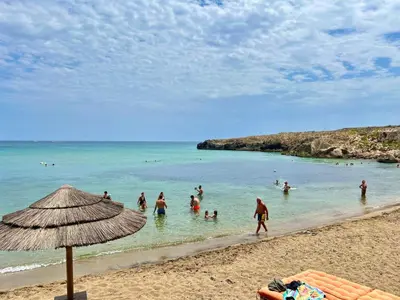 Paesaggio naturale nelle vicinanze della villa