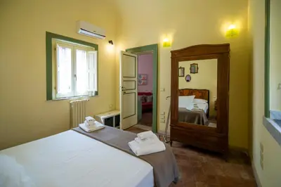 Letto o letti in una camera di Charming Rooftop Flat in City Center