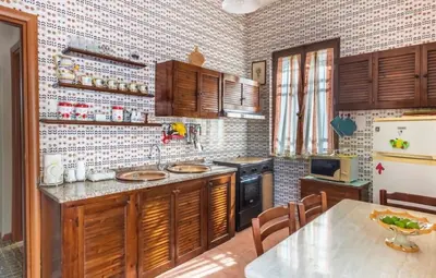 Cucina o angolo cottura di Villa fontane bianche
