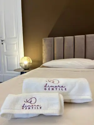 Letto o letti in una camera di Dimora Gentile