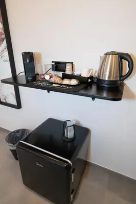 Set per la preparazione di tè e caffè presso Maliziusa rooms