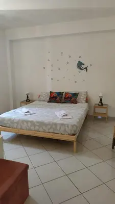 Letto o letti in una camera di Casa Ariel