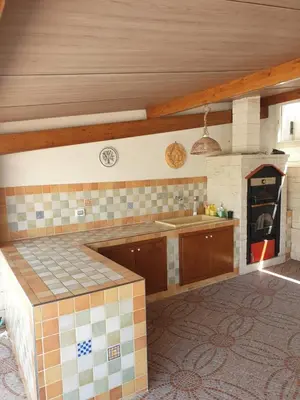 Cucina o angolo cottura di Villa ibiscus