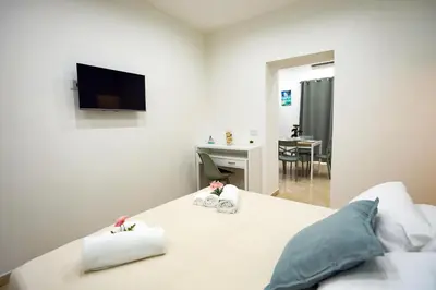 Letto o letti in una camera di La Vela Verde