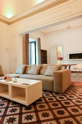 Area soggiorno di Paradisea Casa Teatro