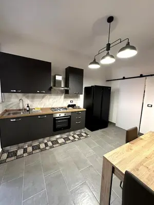 Cucina o angolo cottura di Black Ocean Holiday Home