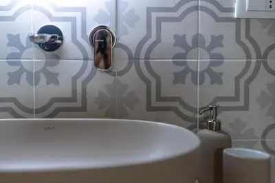 Bagno di Luxury B&B Maison Madre in the historic center of Avola