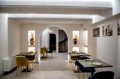 Area soggiorno di Luxury B&B Maison Madre in the historic center of Avola