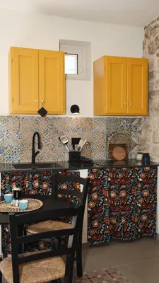 Cucina o angolo cottura di Casa Cucunci