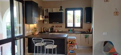 Cucina o angolo cottura di Villa Thalassa, la tua oasi ideale
