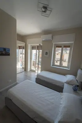 Letto o letti in una camera di City View Penthouse
