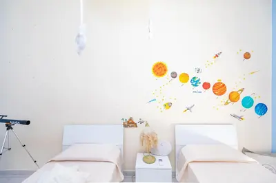 Letto o letti in una camera di Poseidone Apartment
