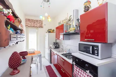 Cucina o angolo cottura di Poseidone Apartment