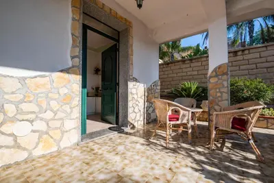 Patio o area all'aperto di Villa Marinella