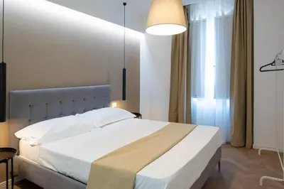 Letto o letti in una camera di Banana Palace