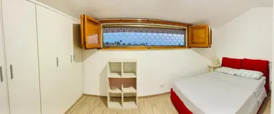Letto o letti in una camera di Villa Sasa