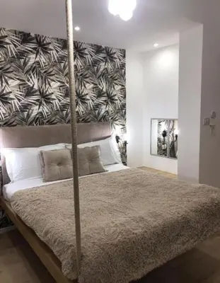 Letto o letti in una camera di Jacuzzi catania