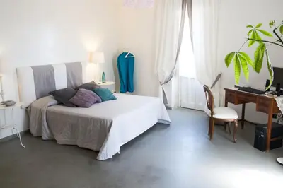 Letto o letti in una camera di Palazzo Spagna