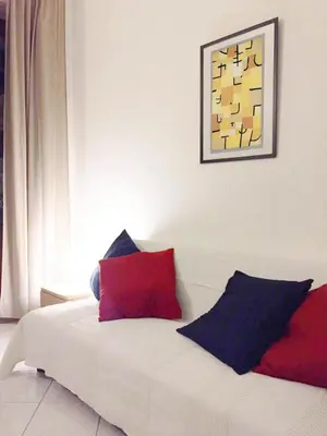 Letto o letti in una camera di L' Angolo Latina