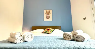 Letto o letti in una camera di Villa Avola Antica