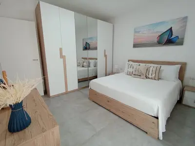 Letto o letti in una camera di Oasi di Brucoli