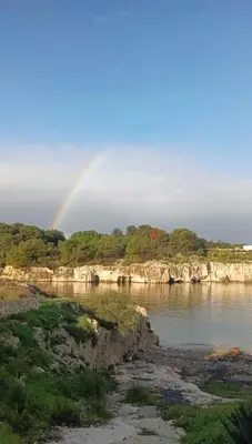 Paesaggio naturale nelle vicinanze della villa