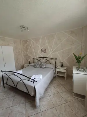 Letto o letti in una camera di Sabbia Dorata