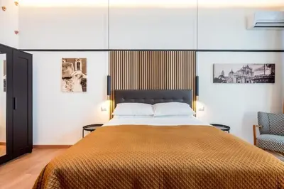 Letto o letti in una camera di Dimore Donna Serafina