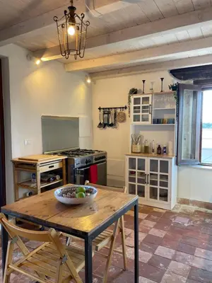 Cucina o angolo cottura di Pater Familias- Sea at 300 mt with private terrace