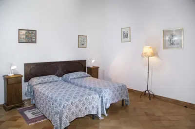 Letto o letti in una camera di Pozzo Di Mazza