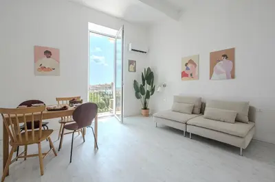 Area soggiorno di Casa Còra