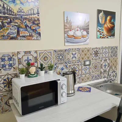 Cucina o angolo cottura di Monolocale Catania Centro Stay in Catania