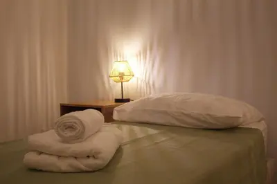 Letto o letti in una camera di Casa Suli