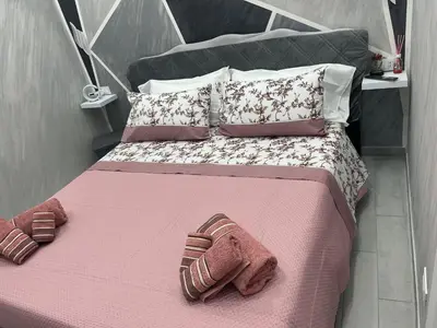 Letto o letti in una camera di Faby's house