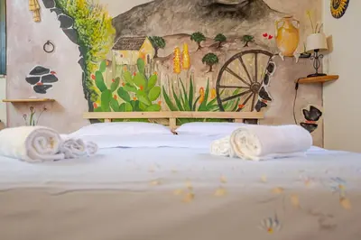 Letto o letti in una camera di Dimora delle Quattro Torri