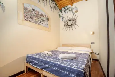 Letto o letti in una camera di Dimora delle Quattro Torri