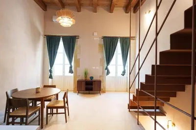 Area soggiorno di Borgata Terrace Apartment