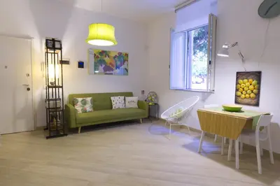 Area soggiorno di Fico d'India Apartment by Wonderful Italy