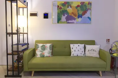 Area soggiorno di Fico d'India Apartment by Wonderful Italy