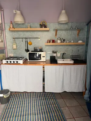 Cucina o angolo cottura di La Rosa dei Monti Iblei