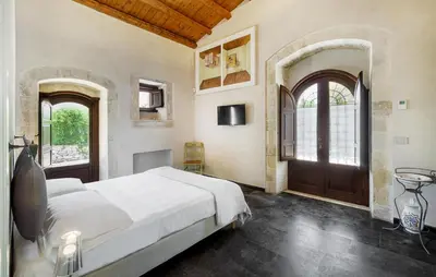 Letto o letti in una camera di Pet Friendly Home In Ragusa