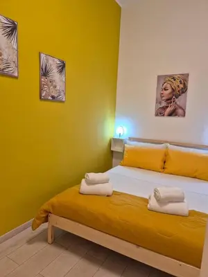 Letto o letti in una camera di House Mari