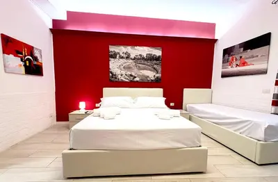 Letto o letti in una camera di Damarete
